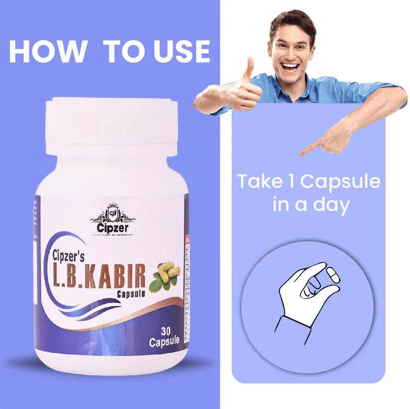 Cipzer LB Kabir Capsules - 30 Capsules