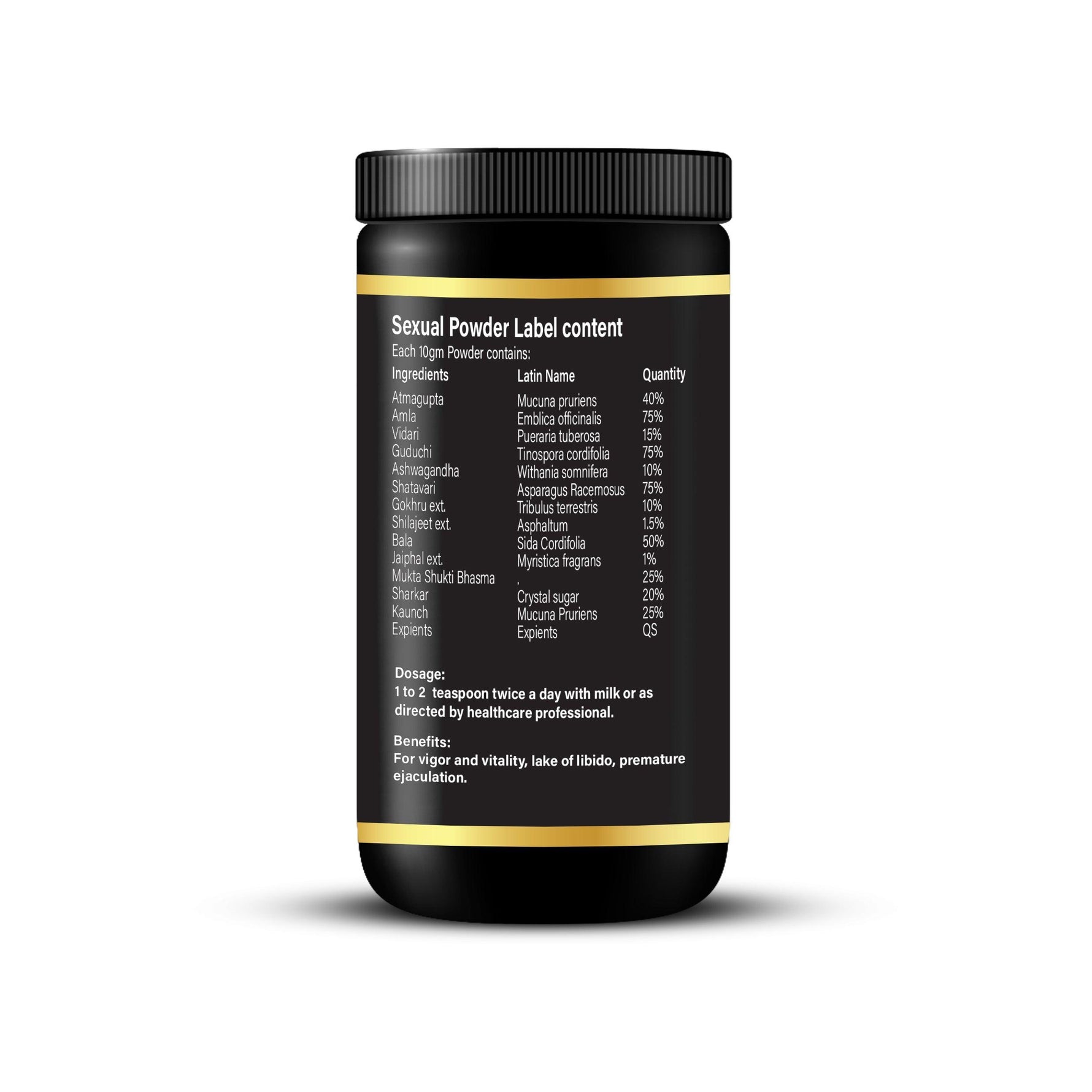 Zenius Xtar Power Gold Powder for Men Sexual Health Supplements