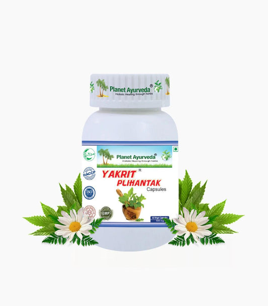 Planet Ayurveda Yakrit Plihantak Capsules - 60 Capsules