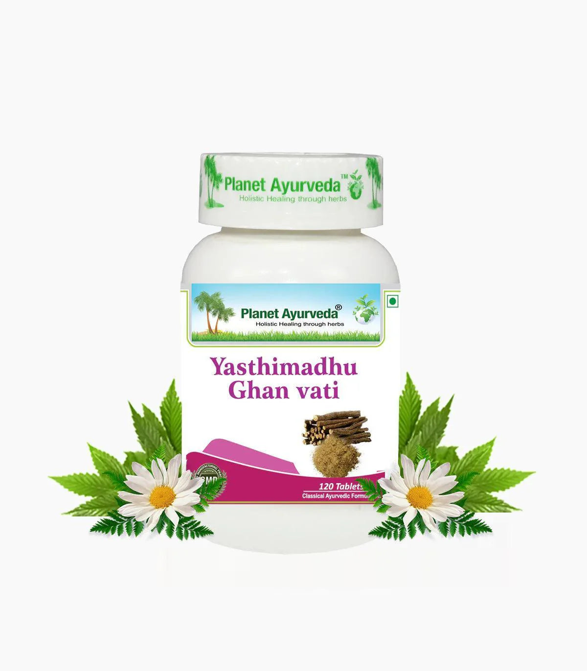 Planet Ayurveda Yasthimadhu Ghan Vati - 120 Tablets