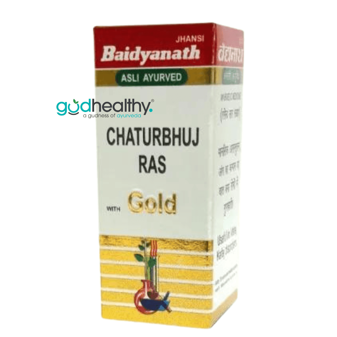 Baidyanath (Jhansi) Chaturbhuj Ras with Gold Powder - 1 GM