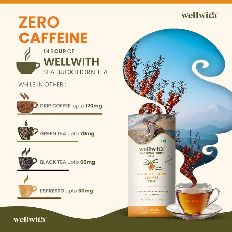 WellWith Sea Buckthorn Leaf Tea (50g)