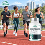 Zespo Benfotiamine 3-in-1 Formula 450 mg | Benfotiamine 300 mg + Alpha Lipoic Acid + L-Leucine | Nerve Health & Energy Support | 60 Capsules