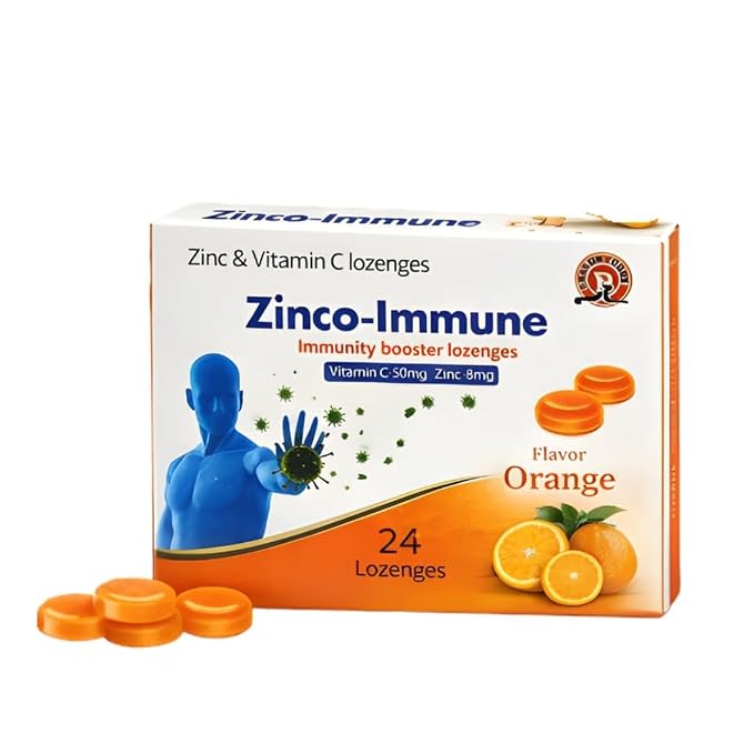 Zinco-Immune Lozenges – Vitamin C & Zinc-2 blist