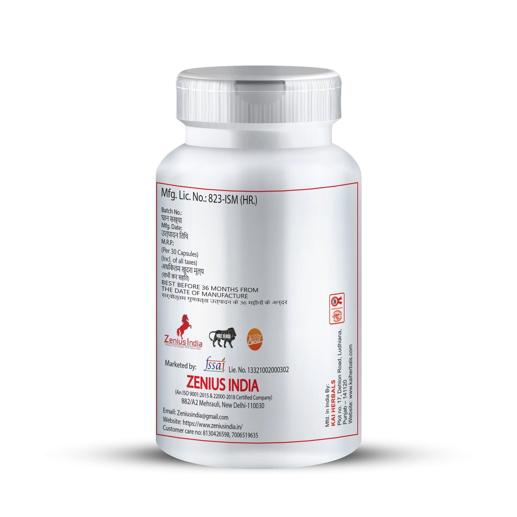 Zenius Zinga Lala Capsule for Age 50-70yrs