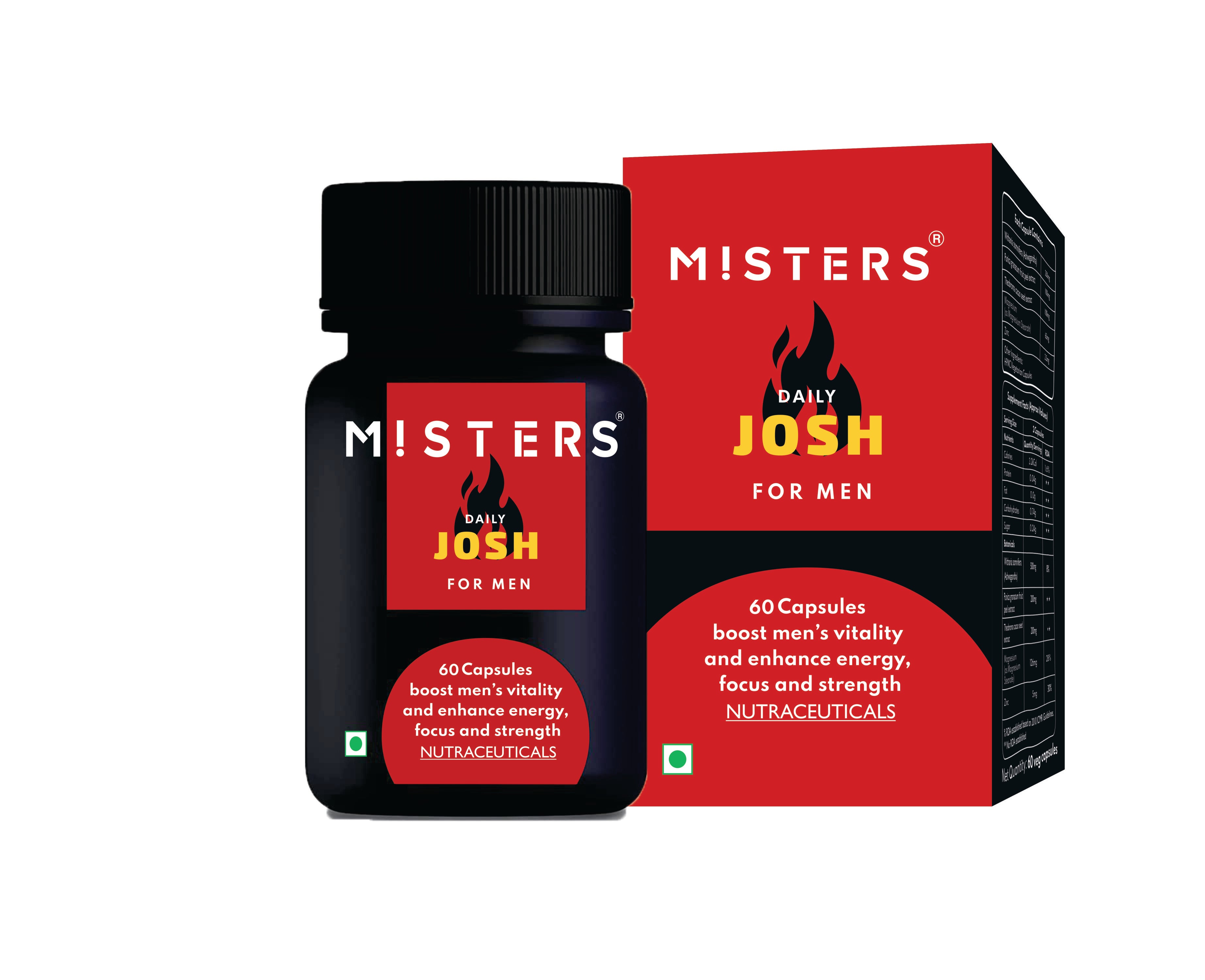 Misters Daily Josh for Men Veg Capsule