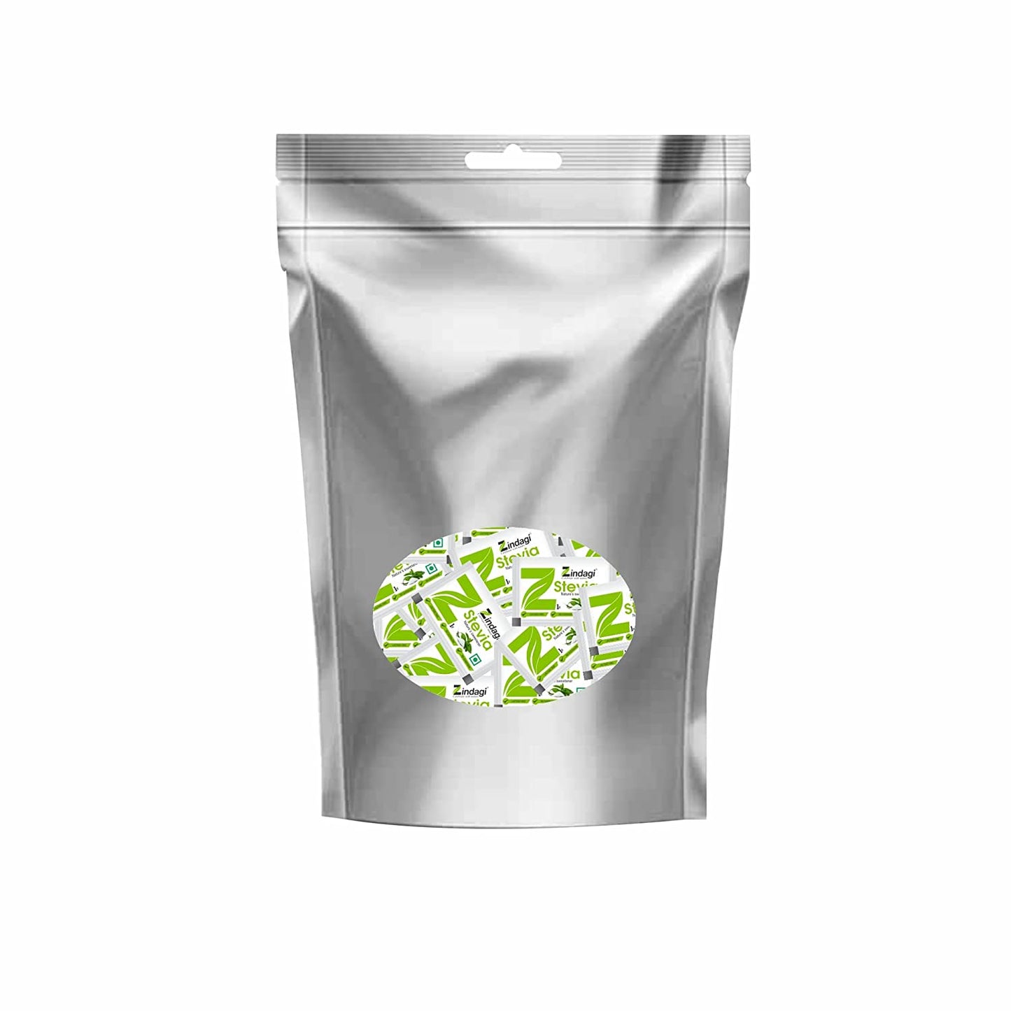 Zindagi Stevia White Powder Sachets  - Fat burner Sugar free Sweetener -  Stevia Leaf Extract  100gm