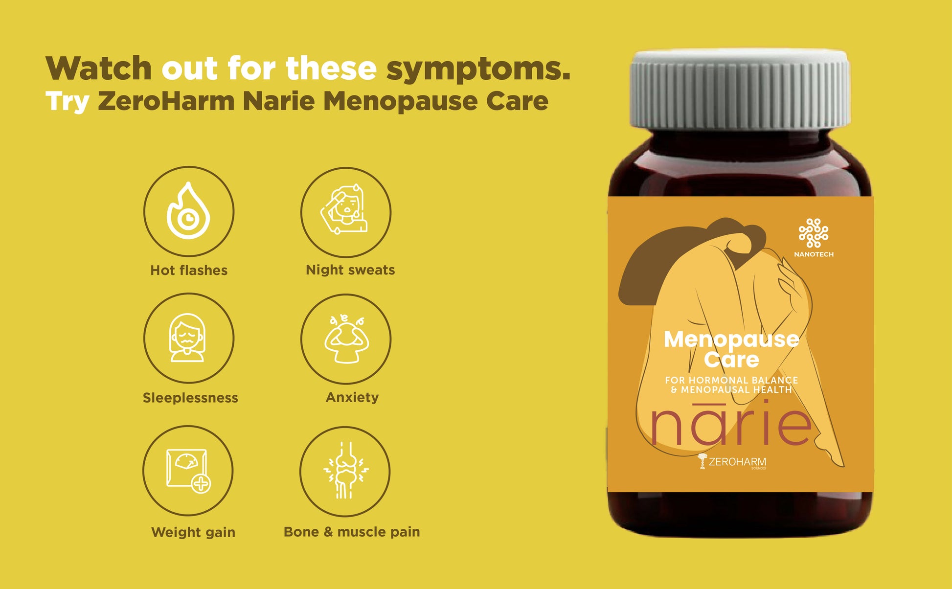 Zeroharm Sciences Narie Menopause Care Tablet