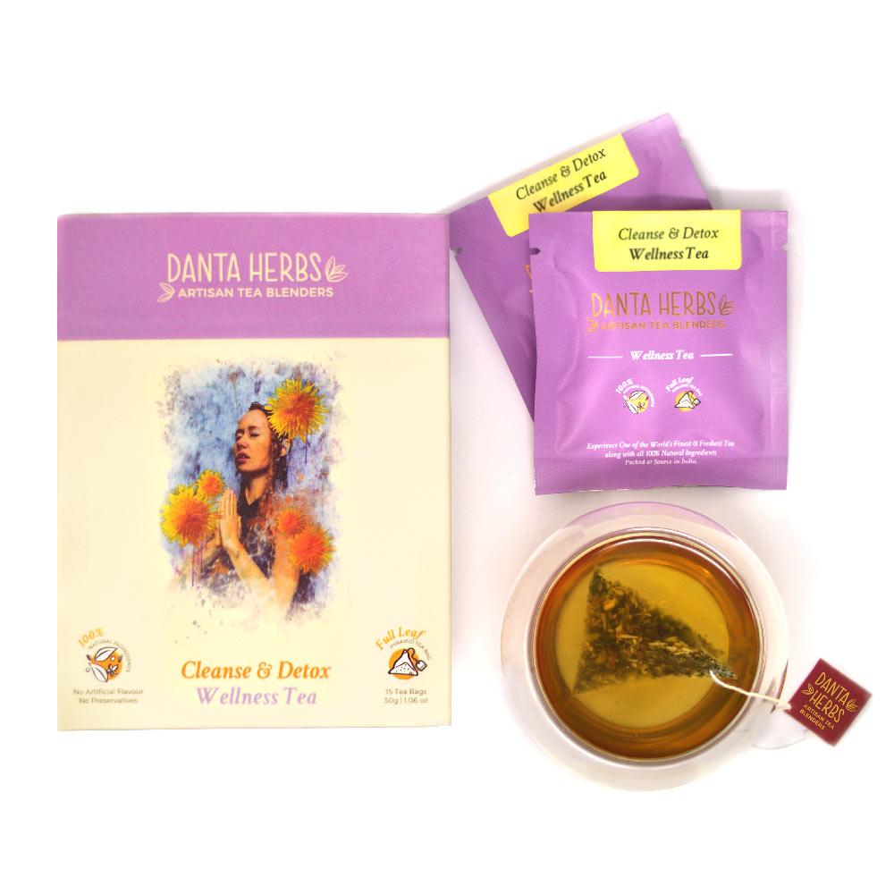 Danta Cleanse & Detox Wellness Tea - Pyramid Teabag