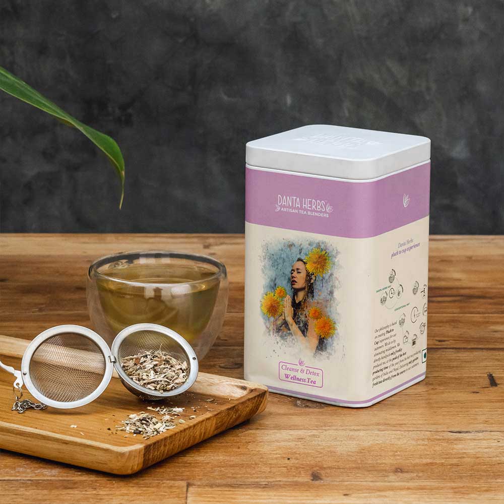 Danta Cleanse & Detox Wellness Tea - Tin Caddy