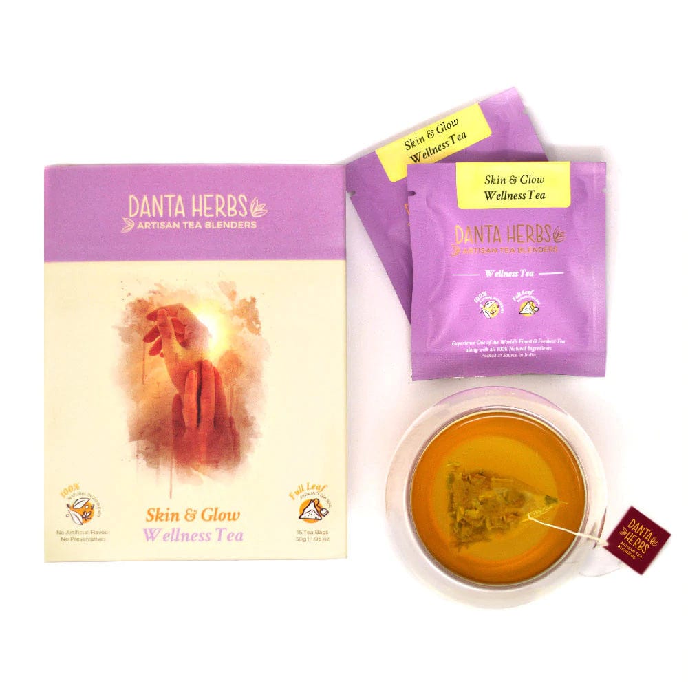 Danta Skin & Glow Wellness Tea - Pyramid Teabag