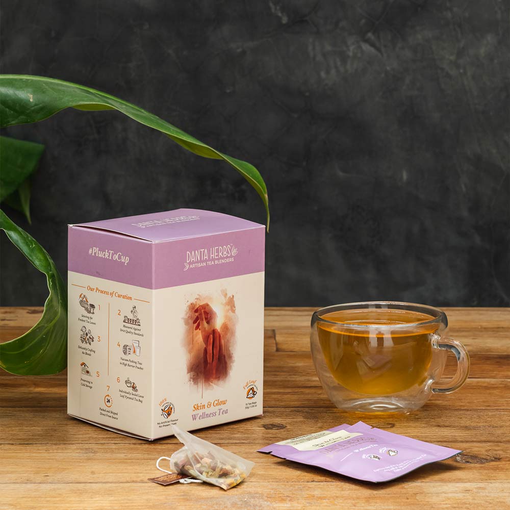 Danta Skin & Glow Wellness Tea - Pyramid Teabag