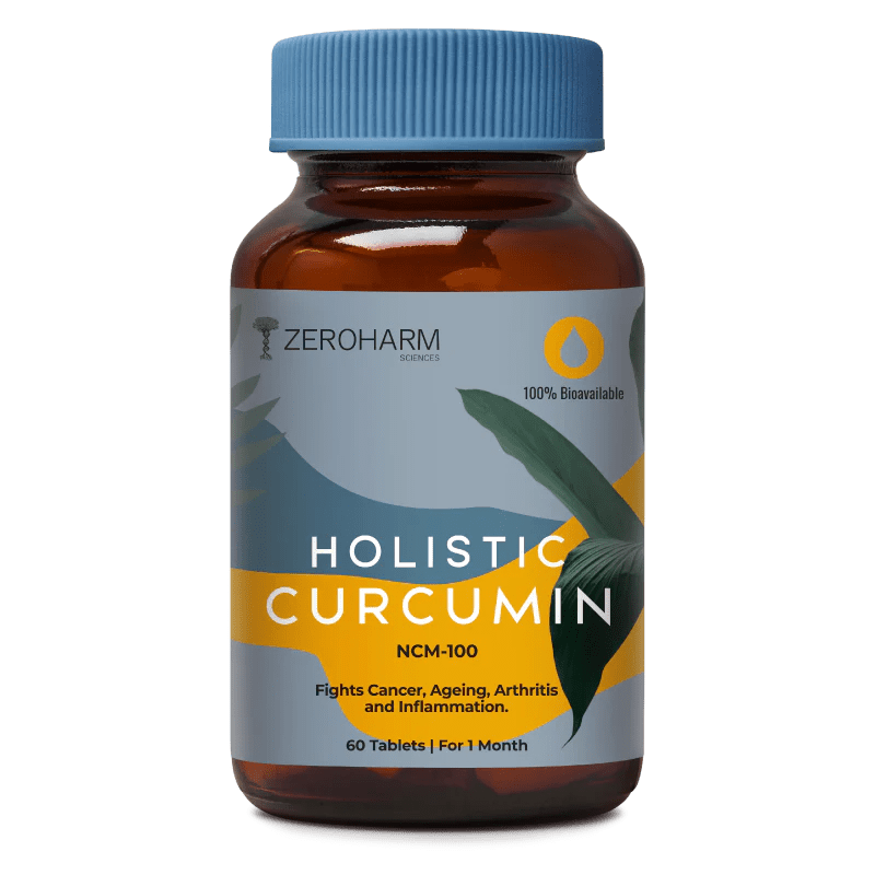 Zeroharm Capsules Holistic Curcumin with Piperine Tablets (60 tabs)