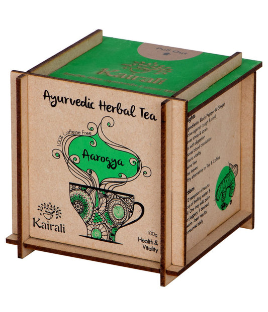 Kairali Ayurveda Group Kairali Aarogya - Herbal Infusion Tea for Health & Vitality (100 grams)