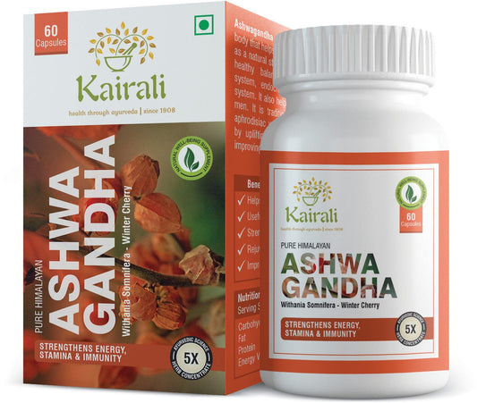 Kairali Ayurveda Group Kairali Ashwagandha - Herbal Health Supplement for Physical & Mental Strength