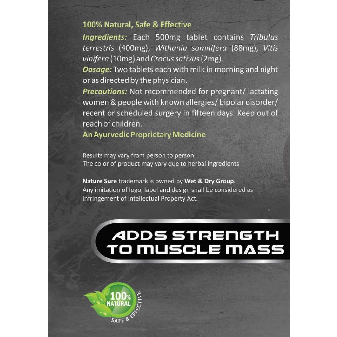 Nature Sure Nature Sure Muscle Charge Tablets For Faster Muscle Recovery & Protein Absorption