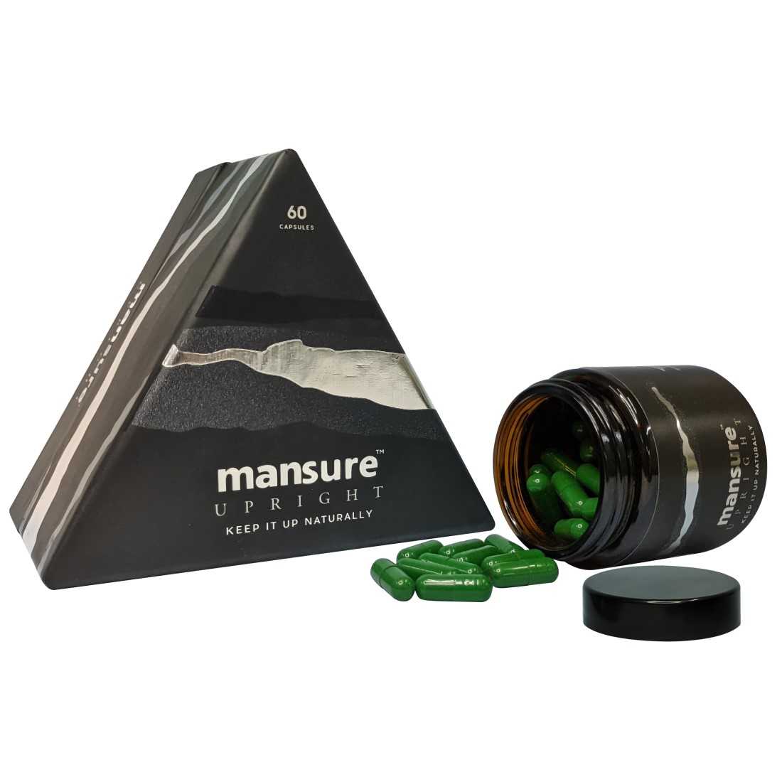 ManSure Pack of 1 ManSure UPRIGHT for Men's Health - 60 Capsules