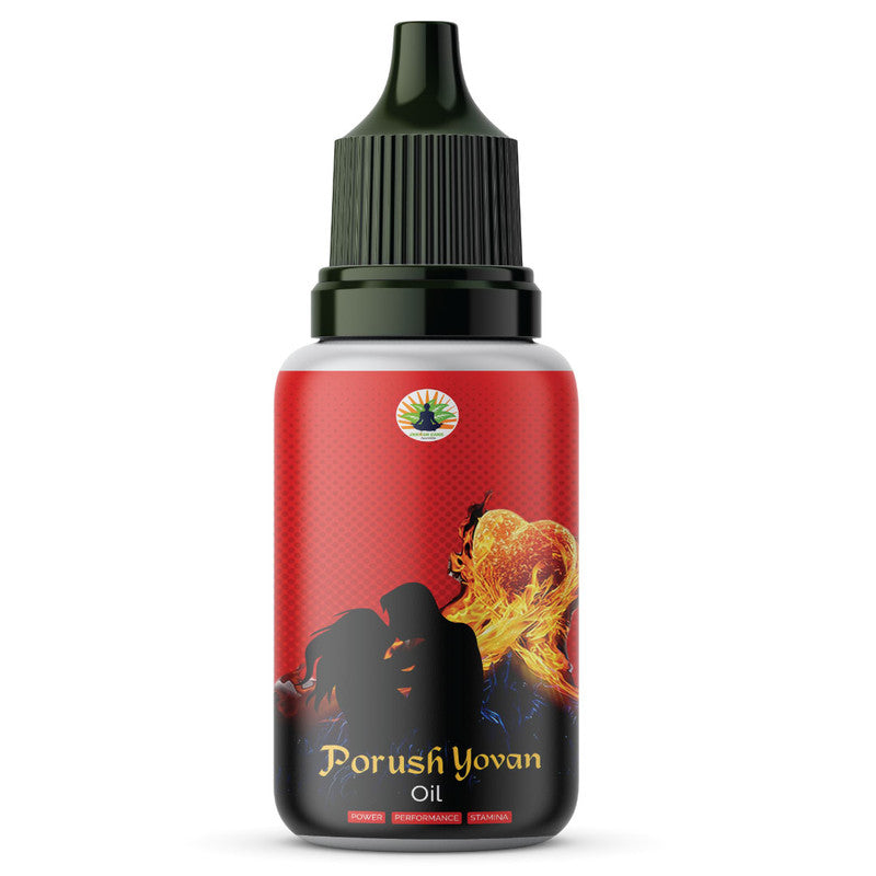 Divya Shree Porush Yovan Oil for Ling Booster, Stamina and Power for Men, Oil Double Power, Sexual Wellness Oil 30ml Oil, Jeevan Care Ayurveda