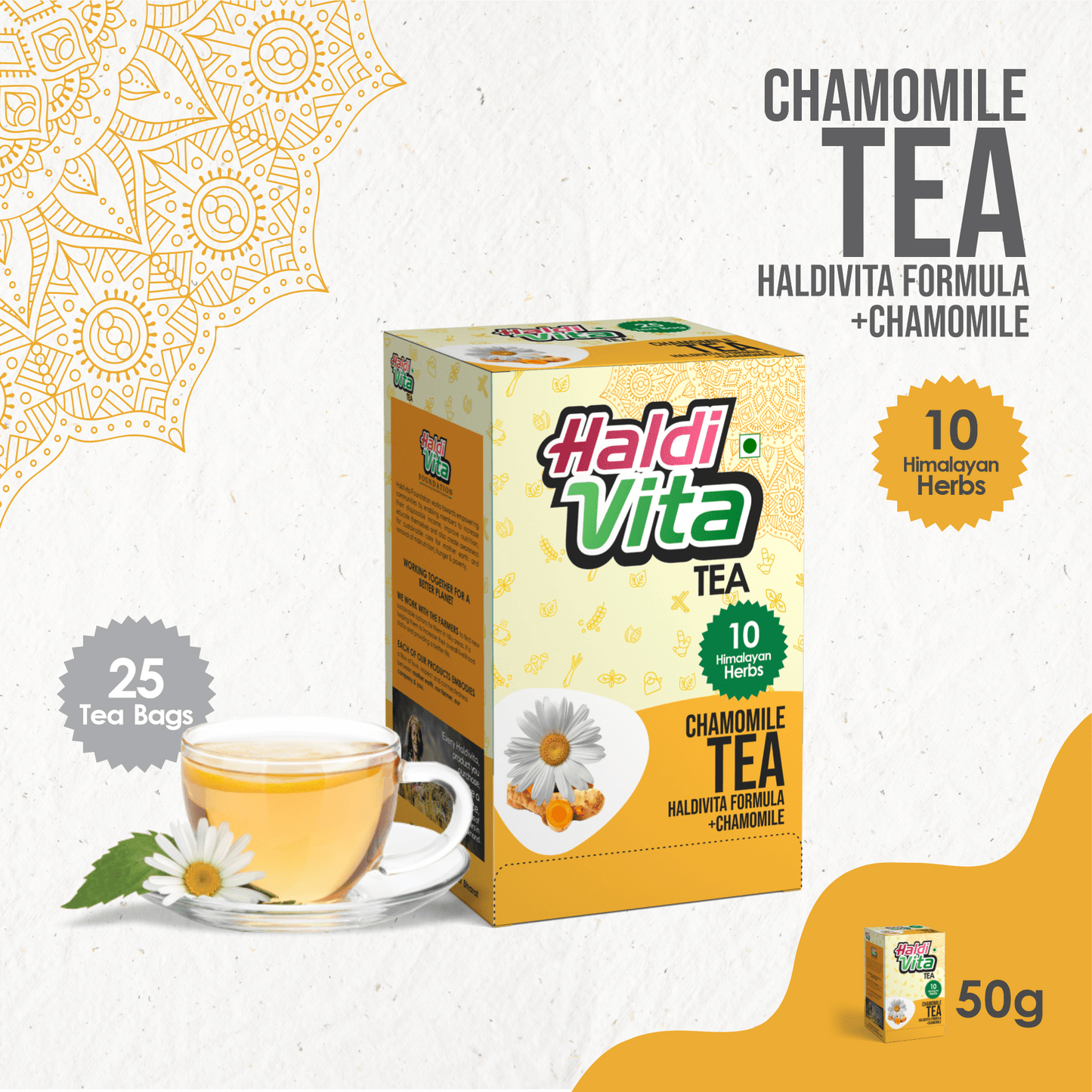 Haldi Vita Tea Haldivita Chamomile tea (25 tea bags)